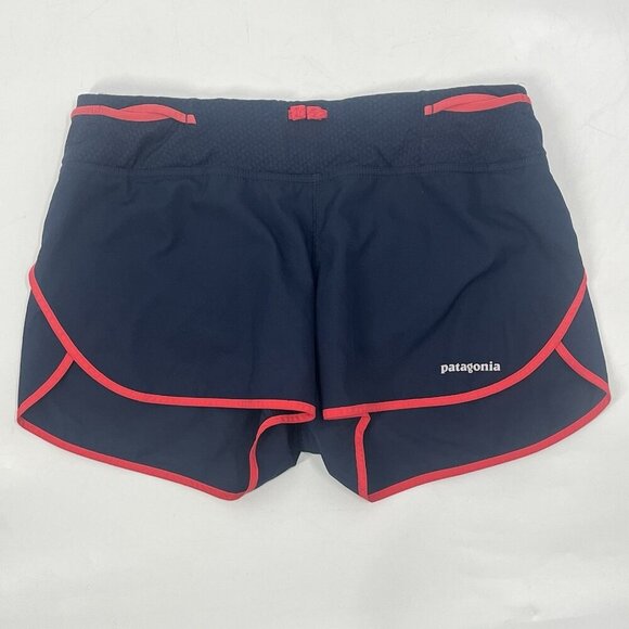 Patagoina Women’s Strider Pro Short Navy Blue Sz Small - Picture 1 of 5